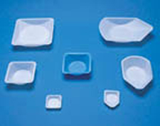 Dish, Polystyrene Weighing 